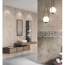 FAIENCE MOTIF CONCRETE GRIS FONCE 22X66 SOMOCER