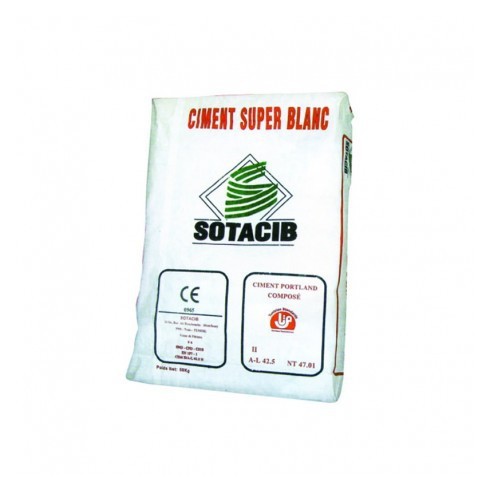 Ciment blanc SOTACIB CEM ll/A-L 42,5 N - COMAF Comptoir Africain