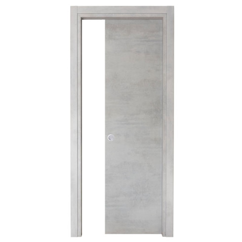 PORTE COULISSANTE BETON FB02 MALOJA 210x70 BRAGA