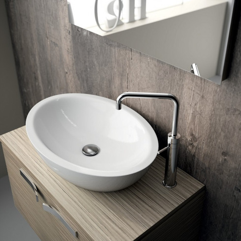 Lavabo à poser oval 600x420mm STRADA blanc Ideal Standard