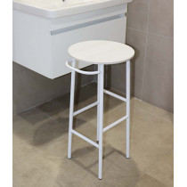 Tabouret haut SDB blanc CHILIFT