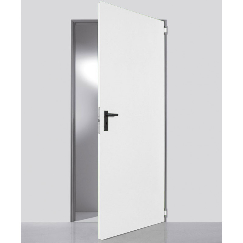 PORTE METALLIQUE 1V 1300X2100 BLANC NINZ