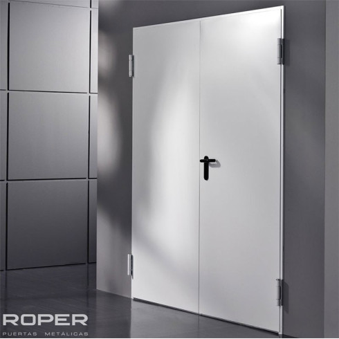 PORTE COUPE FEU 1H 2000x2150 (1000+1000) 2V DROITE ROPER