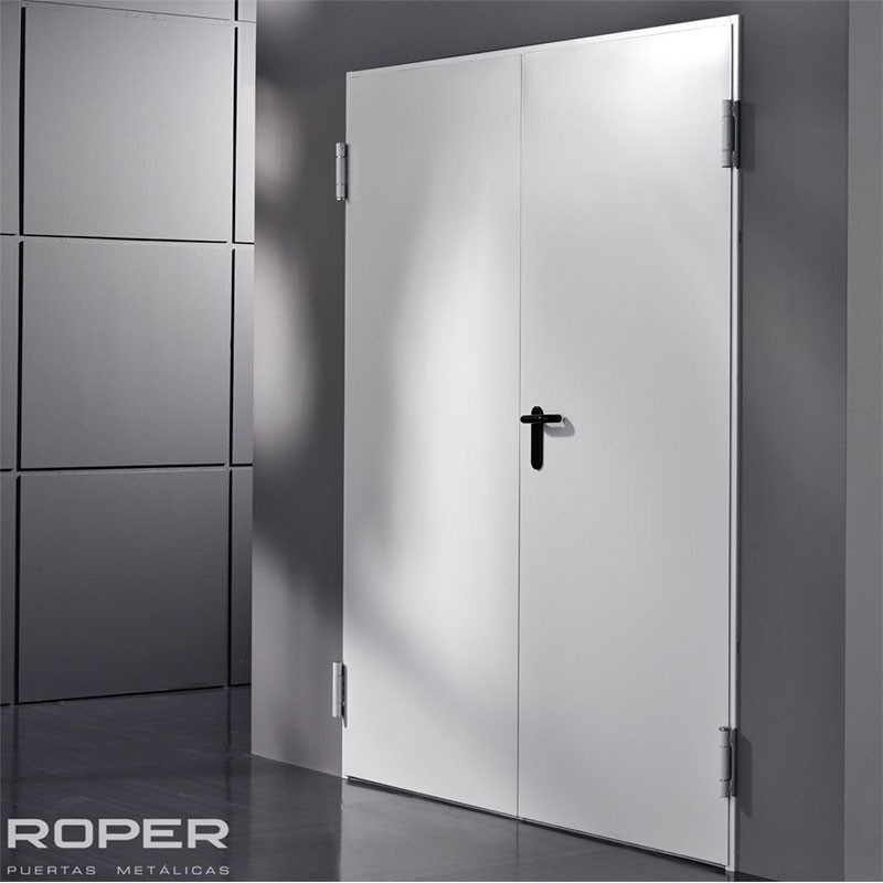 PORTE COUPE FEU 1H 2000x2150 (1000+1000) 2V DROITE ROPER