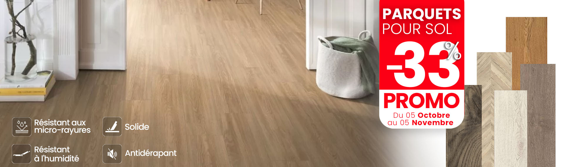 Promo Parquet -33%